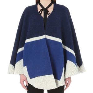 Maje Wool Blend Poncho